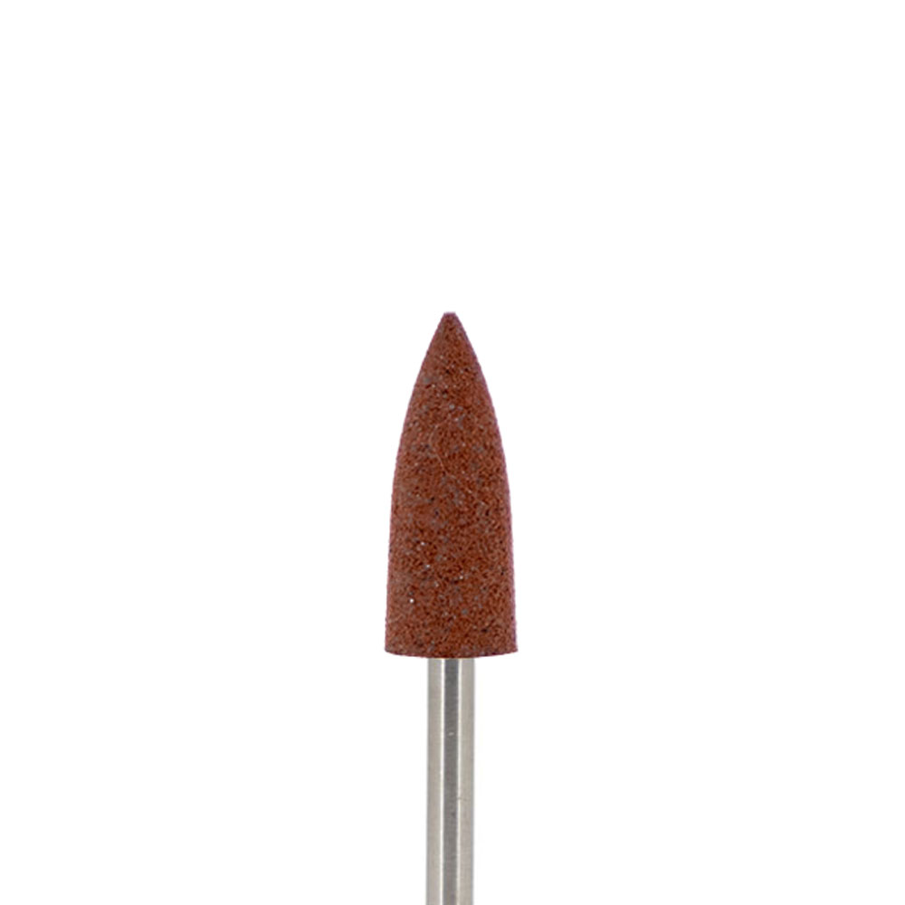 fresa in silicone per lucidatura unghie a grana extra grossa a forma di cono