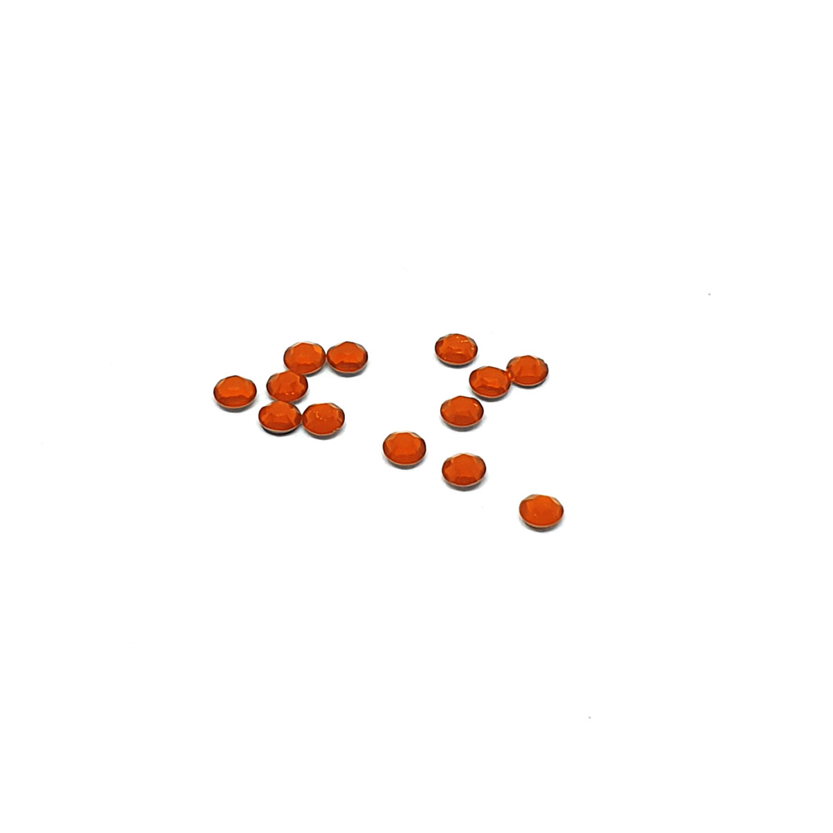 strass swarovski per nailart color arancio giacinto