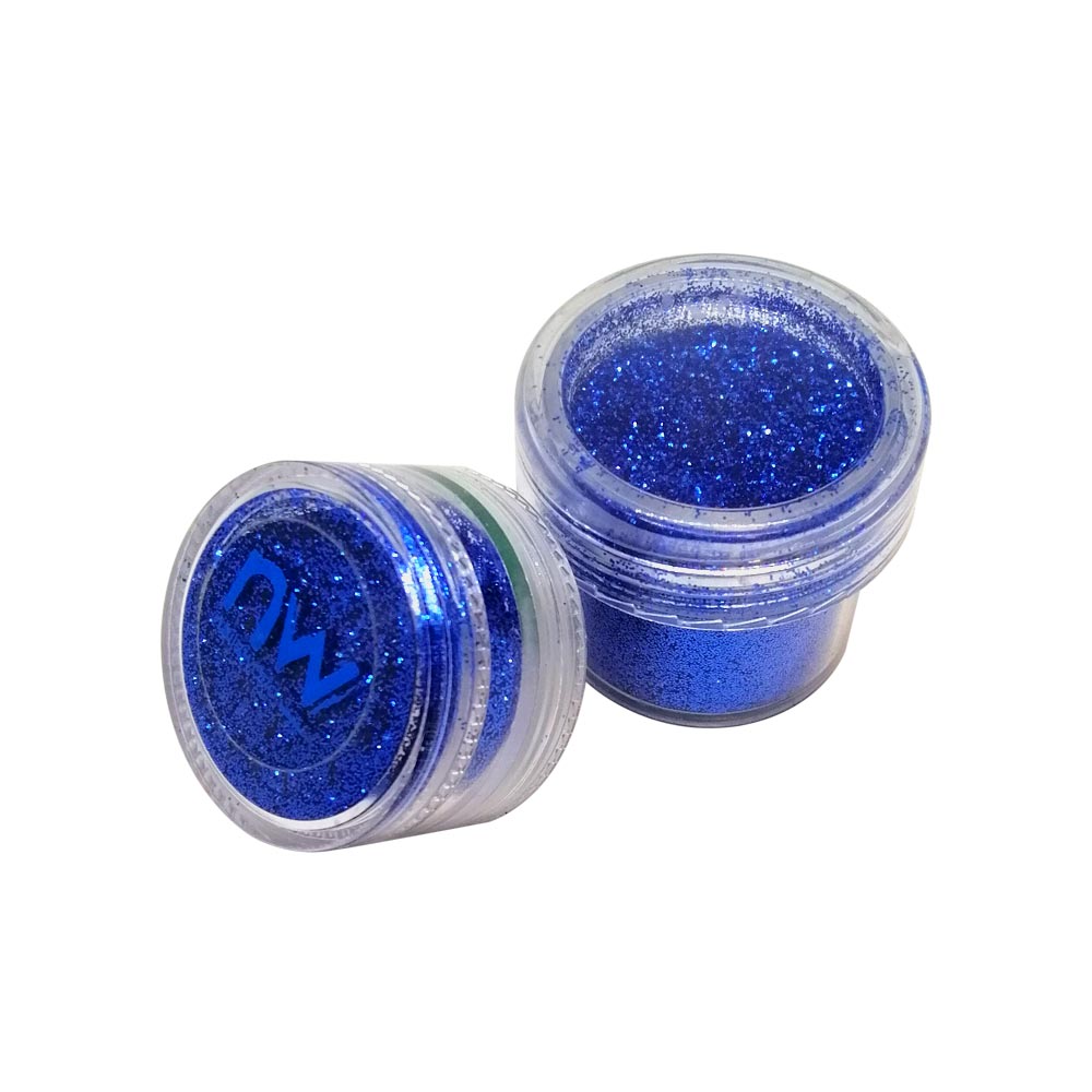 glitter in polvere blu elettrico per nailart