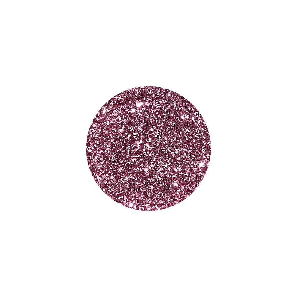 polvere glitter per unghie di colore rosa polvere
