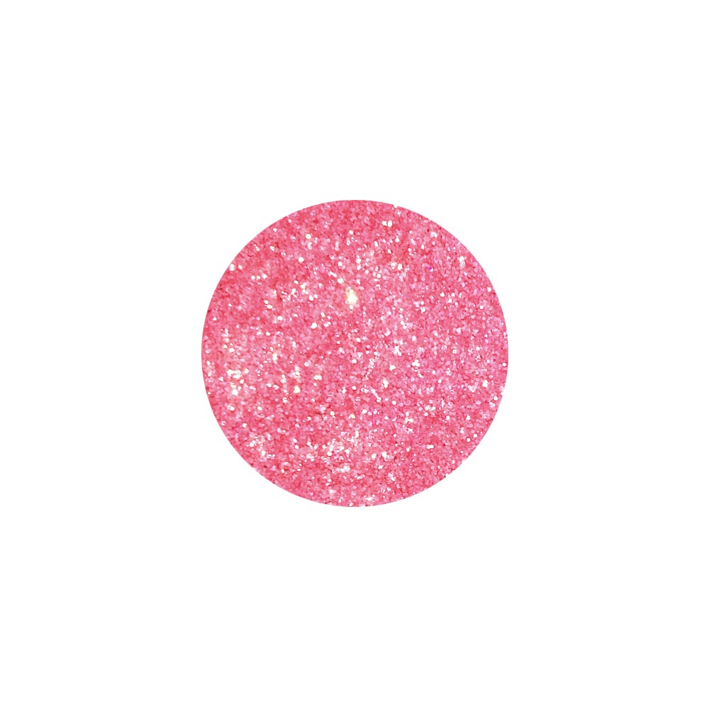 polvere glitter per unghie di colore rosa antico