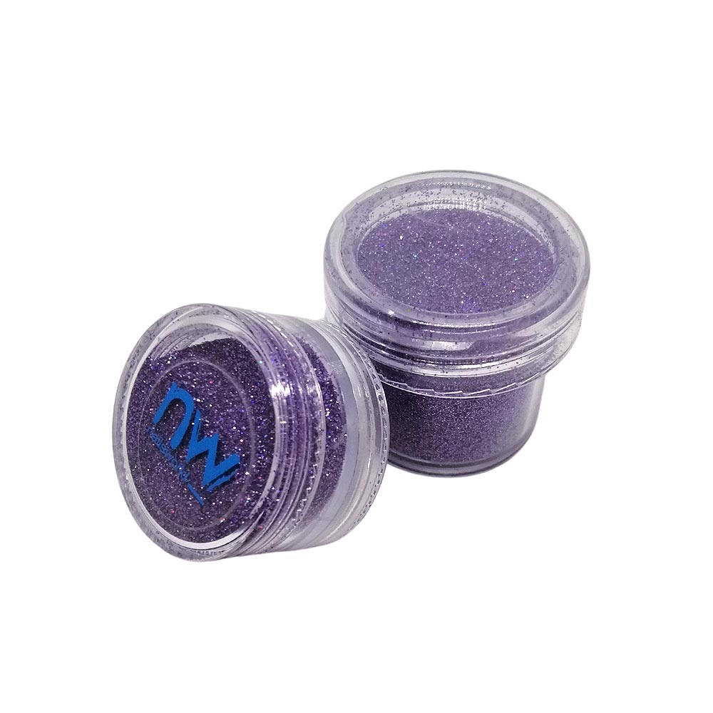 glitter in polvere viola iridescente per nailart