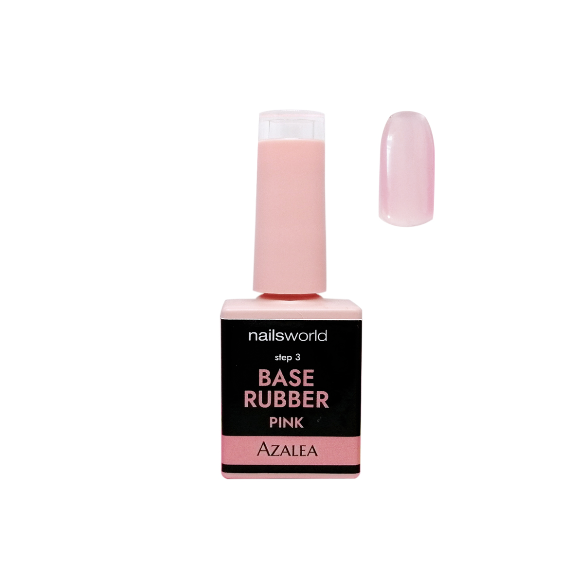 Base Rubber rosa nude tonalità Azalea
